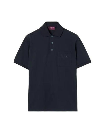 Gucci Horsebit Embroidered Cotton Pique Polo Shirt 156800882