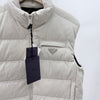 Prada Corduroy Vest Padding Chalk White 156801097 [P]