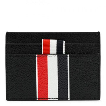 THOM BROWNE Kieselgräner RWB Streifen Doppel Kartenhalter 156801168