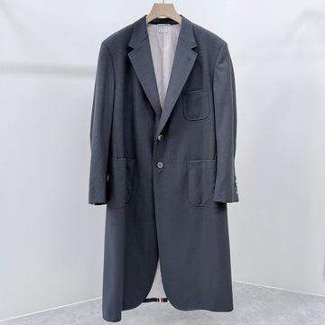 THOM BROWNE ウールクラシックコート グレー 4 156801324