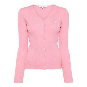 MAISON KITSUNE Baby-Fox-Patch-Pfeifenstrickjacke 156801678