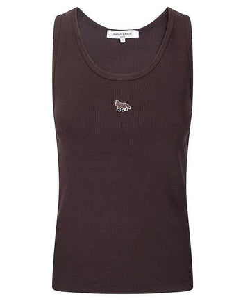 MAISON KITSUNE ベビー フォックス リブ タンク トップ 156801712