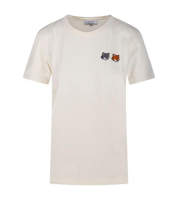 MAISON KITSUNE Doppelter Fuchs Kopfhörer reguläres T-Shirt 156801728