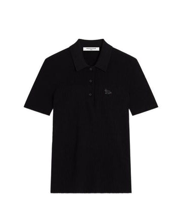 MAISON KITSUNE ベビー フォックス プリーツ リブ ポロ リブ 156801734
