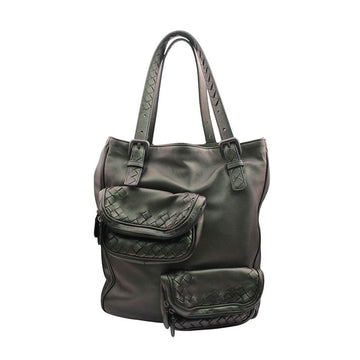 BOTTEGA VENETA Deep Green Scarab Multi-Pocket Tote Bag 156805199