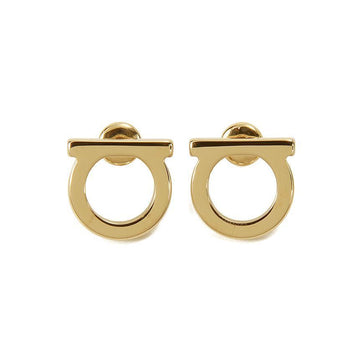 Salvatore Ferragamo 26SS Gancini Logo Large Earrings Gold 76-0119 0696429 151008928
