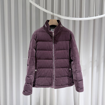 Brunello Cucinelli Corduroy Goose Down Puffer Jacket 156813493