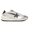 GOLDEN GOOSE Silber Ripstop Nylon Obermaterial & Schwarzer Stern Marathon Sneaker 156816978 [P]