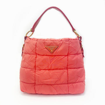 PRADA Orangenes Pocono Rinalylon gepolstertes Schulter-Tote 4VPRB22932 135471726