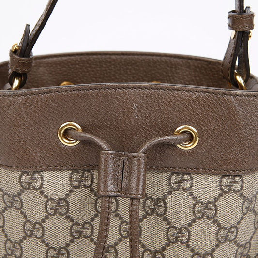GUCCI Ophidia GG Kleine Bucket Bag Braun 155793081 [P]