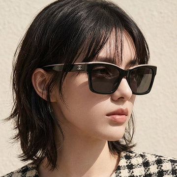 CHANEL Sunglasses CH5417 C534/3 Logo Lettering Fashion Luxury Horn Frame 156798681