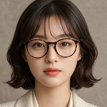 CHANEL Round Acetate Frame CH3413 C714 Luxury Design 140967672 [P]