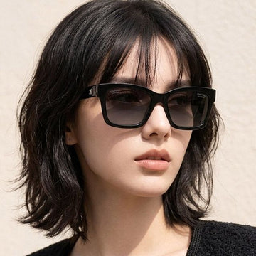CHANEL Polarized Sunglasses CH5417 C501/S8 Luxury Square Logo Lettering Fashion Horn Frame 78972112