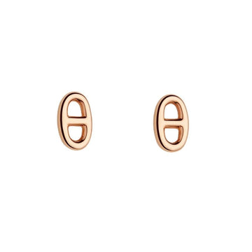 Hermes Chaine d'ancre Earrings in Rose Gold H113503B 00 156825178