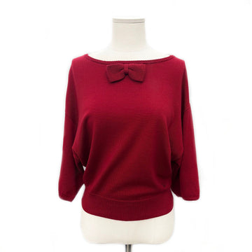 Burberry Red Knit 38 6VBUTP35900 156825365