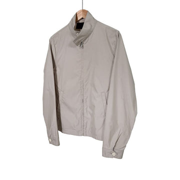 PRADA Herren Dreieckslogo Mischbaumwolle Blouson Jacke Beige 48 156825929