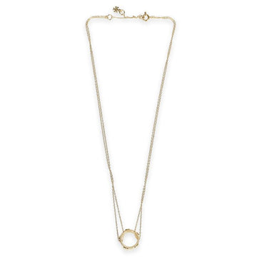 TORY BURCH ミラー スタッズ ロゴ ネックレス（ゴールド）160172 720 133571633
