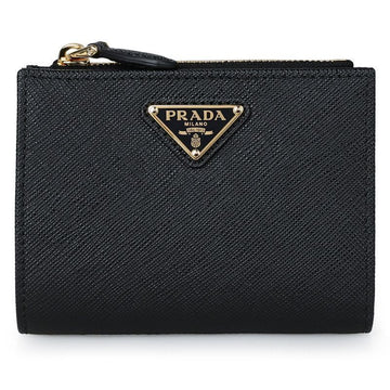 Prada Saffiano Leather Small Triangle Logo Wallet 143019655