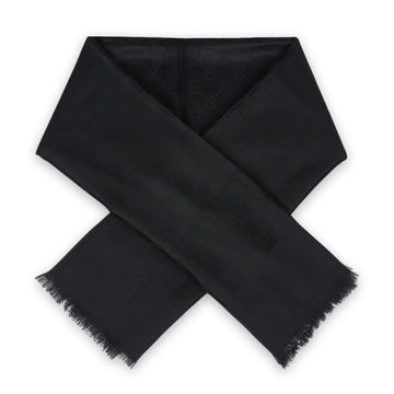 Gucci Women's GG Logo Pattern Scarf (Black) 795281 3GC68 1000 143596328