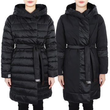 MAXMARA リバーシブルベルトパディングコート（ブラック） 2529496055600 148639046