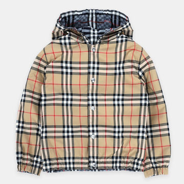 Burberry 22 S/S Kids Vintage Check Reversible Jacket (Beige/Blue Gray) 8047917 131214 A6022 54652915