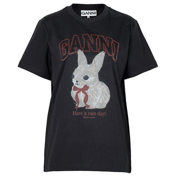 Ganni Phantom Bunny T-Shirt 156826763