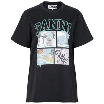 Ganni Phantom Comic Teddy T-Shirt 26SS A1050070 252 156826765