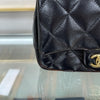 CHANEL ハンドルミニフラップバッグ ブラック ゴールド AS5032 156826909 [P]