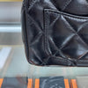 CHANEL ハンドルミニフラップバッグ ブラック ゴールド AS5032 156826909 [P]