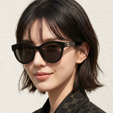 GUCCI サングラス GG2127SK 001 ラウンド ブラック プラスチック メンズ レディース 156827265