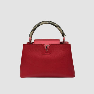 Louis Vuitton Capucines MM Handbag Red M92803 156827417