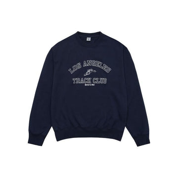 SPORTY & RICH Track Club Crewneck Sweatshirt CR656NA 44408425