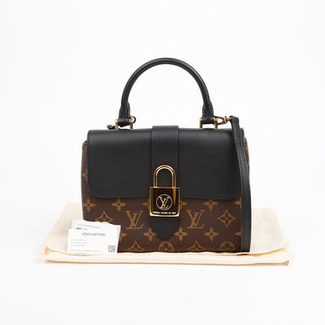 Louis Vuitton Rocky BB Monogram Canvas Tote Shoulder Bag Black 156488716