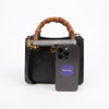 GUCCI バンブー ミニ トートバッグ ブラック 156488793 [P]