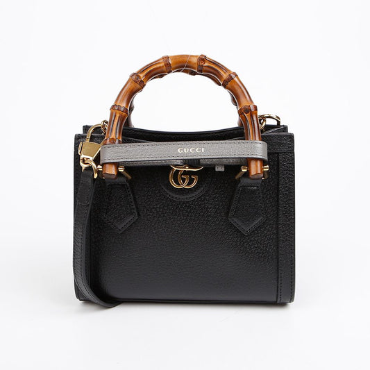 GUCCI Bamboo Mini Tote Bag Schwarz 156488793