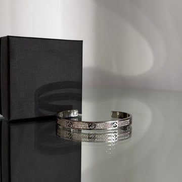 Fendi Logo Cubic Bangle Bracelet S 156827948