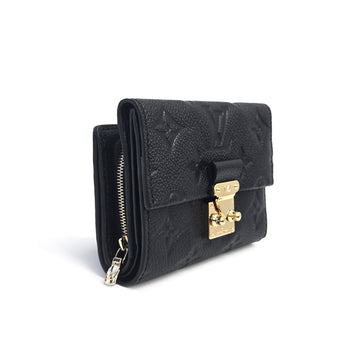 LOUIS VUITTON ブラック M80880 モノグラム アンフレット コンパクト 財布 156831397