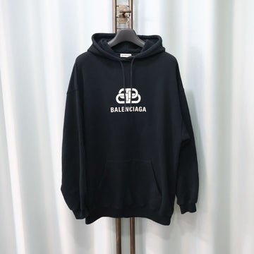Balenciaga Oversized Black Hoodie with Logo 105 156848423