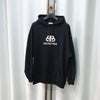 Balenciaga Oversized Black Hoodie with Logo 105 156848423 [P]