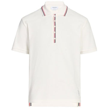 THOM BROWNE コットンワッフルリブカフポロ(MJP227A J0216 113) 156852859