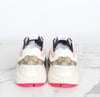 GUCCI Laiton Sneaker mit pinker Sohle 38(250) 156853568 [P]