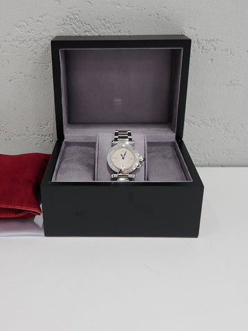 CARTIER Pasha de Uhr Klein 30mm 23 Jahre Ausstellungsstück WSPA0021 156857369