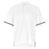 THOM BROWNE コットン ラグビー ポロ 156858213 [P]