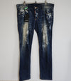 Dsquared2 Denim Icepaint Steel Tab Slim Men's Jeans 50 156888830 [P]