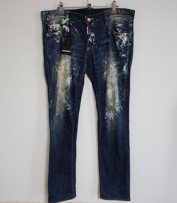 Dsquared2 Denim Icepaint Steel Tab Slim Men's Jeans 50 156888830