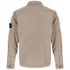 Stone Island Brushed Organic Cotton Canvas 'Old' Effect Regular Fit Zip-up Overshirt (L1S15 S00WN V019A) 156890875 [P]