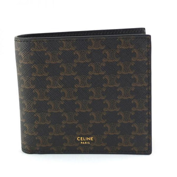 CELINE 26SS BI-FOLD WALLET MIT MÜNZFACH AUS TRIOMPHE CANVAS (10C872BQB 38NO) 156890991