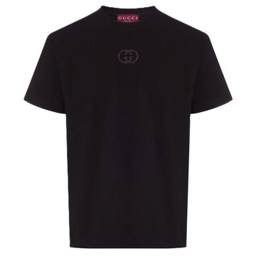 GUCCI 26SS Besticktes Baumwoll-Jersey T-Shirt 156891050