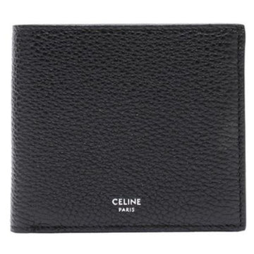 CELINE Bi-Fold Geldbörse aus strukturiertem Kalbsleder 156891164