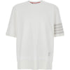THOM BROWNE 26 Baumwoll-Jersey 4-Streifen T-Shirt 156891192 [P]